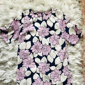 Floral shift dress
